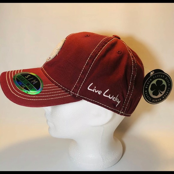 Black Clover New S/M ‘Live Lucky’ ‘TKFGC’ Toby Keith & Friends Golf Classic Cap - Picture 3 of 9